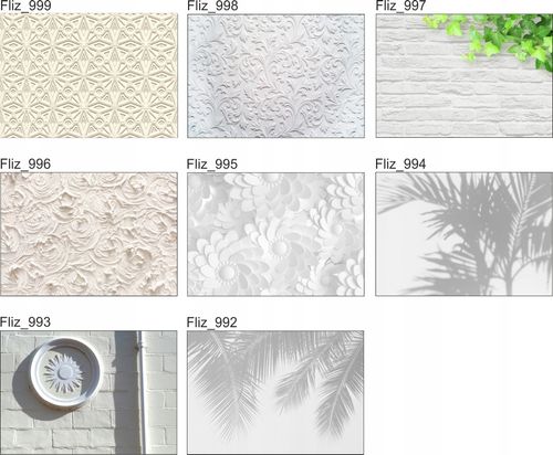 FOTOTAPETA FLIZ liście cegły białe kamień 200x130 na Arena.pl