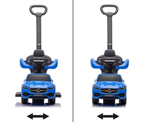 Milly Mally Pojazd z rączką MERCEDES C-Class Deluxe Blue na Arena.pl