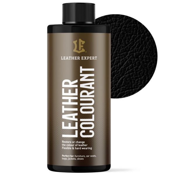 leather expert colourant - czarna farba do skóry naturalnej zdjęcie 1