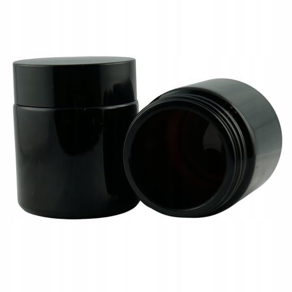 Słoik brązowy 120 ml do świec sojowych wosk sojowy zdjęcie 1