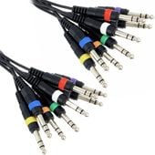 Kabel wieloparowy multicore audio 8x Jack 6,3 mm stereo 5 m the sssnake SPP8050