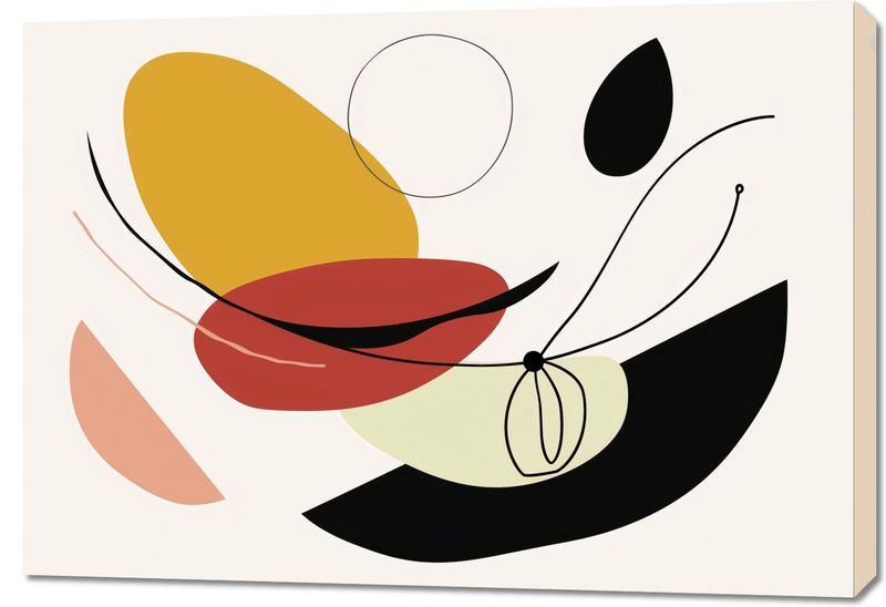 Obraz 100x70cm Geometryczna Krzywizna zdjęcie 1