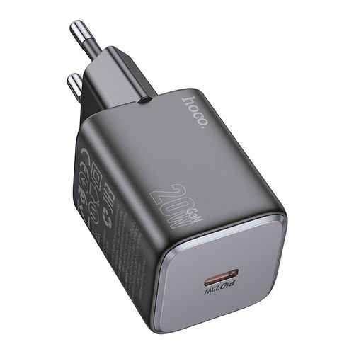 Ładowarka sieciowa do telefonu Hoco USB C QC PD 20W N40 czarna na Arena.pl