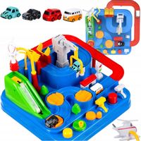 SAMOCHODOWY TOR PRZESZKÓD INTERAKTYWNY ZJAZD DLA AUTEK GRA NA PREZENT +AUTA