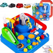 SAMOCHODOWY TOR PRZESZKÓD INTERAKTYWNY ZJAZD DLA AUTEK GRA NA PREZENT +AUTA