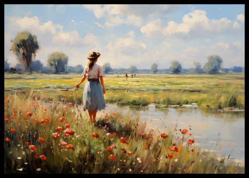 Plakat 59,4x42cm Wiejski Spokój zdjęcie 2