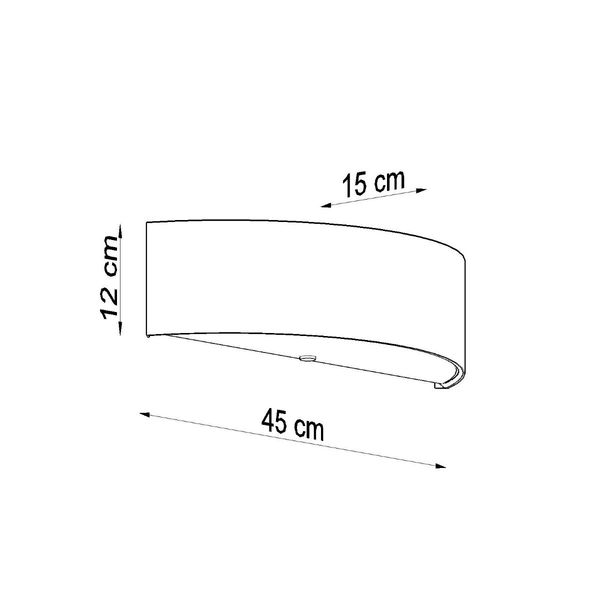 Kinkiet SKALA biały zdjęcie 4