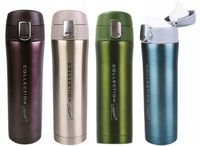 Elegancki Brązowy KUBEK TERMICZNY 450ML TERMOS Stalowy Bidon Maestro Brown