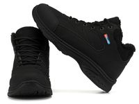 BUTY MĘSKIE Sportowe ZIMOWE OCIEPLANE za kostkę do pracy ŚNIEGOWCE shoes P3