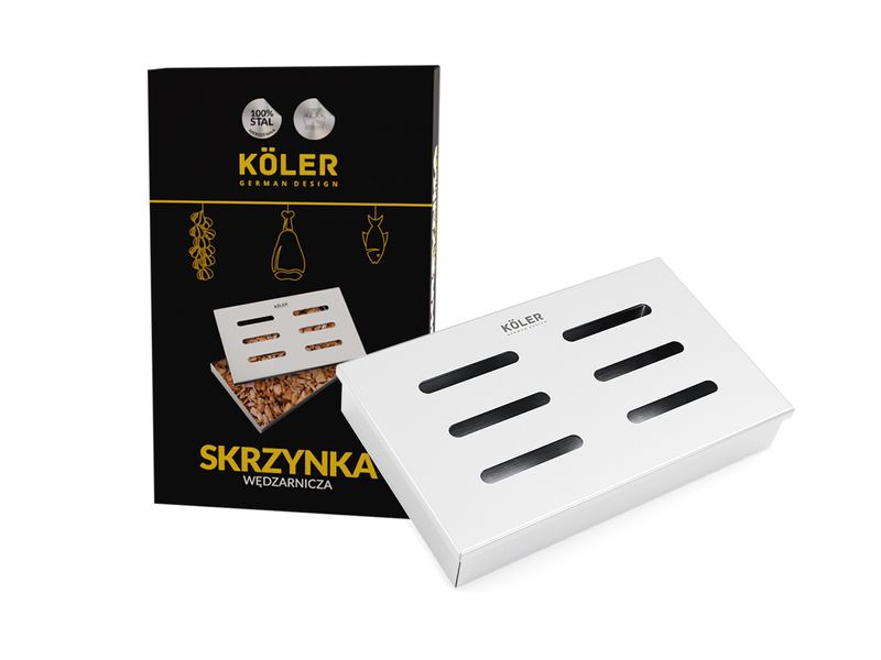 Nierdzewna skrzynka do wędzenia Koler zdjęcie 1