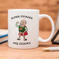 Kubek Super Dziadek z imieniem