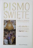 Biblia Tysiąclecia A4 Ilustrowana zbiorami Muzeum Watykańskiego biała