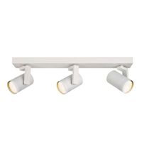 Natynkowa lampa sypialniana Spiela reflektorki białe