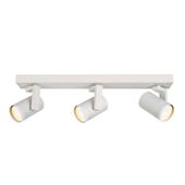 Natynkowa lampa sypialniana Spiela reflektorki białe