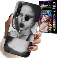 ETUI DO HUAWEI P30 LITE - MONA LISA Z LIZAKIEM MODNE WZORY CASE