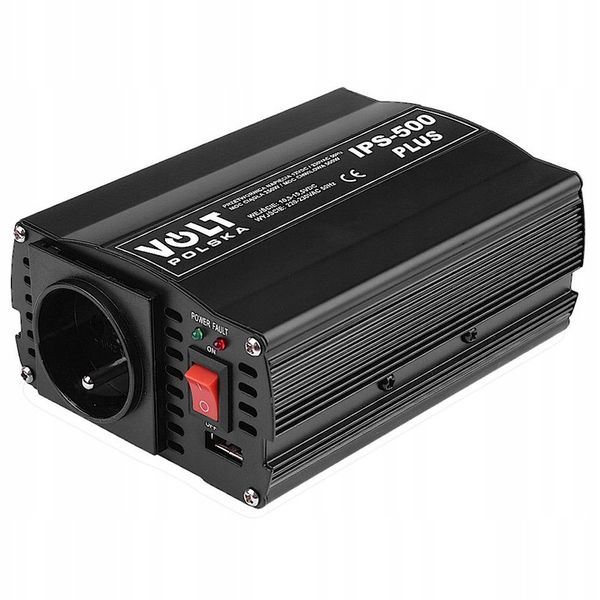 PRZETWORNICA VOLT IPS 500 PLUS 24V/230V USB 350W zdjęcie 3