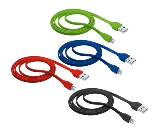 UrbanRevolt Flat Lightning Cable 1m - black na Arena.pl