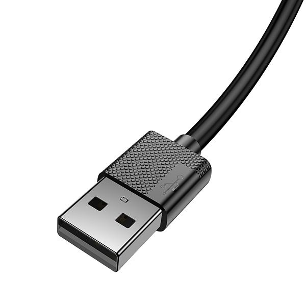 Kabel T-Phox Nets USB A - USB Typ C 1,2m czarny zdjęcie 3