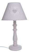 Lampa drewn.beż w kropki