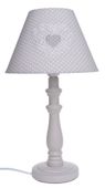 Lampa drewn.beż w kropki