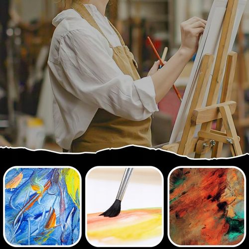 PŁÓTNO MALARSKIE DO MALOWANIA PODOBRAZIE BAWEŁNIANE 10szt 24x30 cm zestaw na Arena.pl