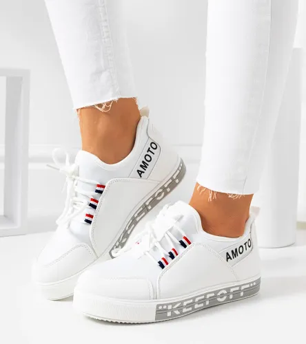 Białe sneakersy damskie Burges 36 na Arena.pl