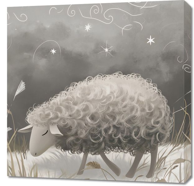 Obraz 70x70cm Bujna Owca zdjęcie 1