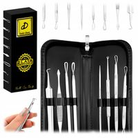 ZESTAW DO USUWANIA ZASKÓRNIKÓW WĄGRÓW PRYSZCZY ŁYŻECZKI UNNY OCZYSZCZANIA