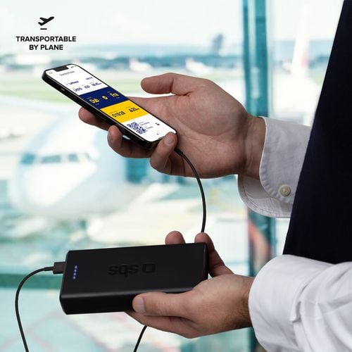 powerbank 20000 mah usb-a usb-c - czarny na Arena.pl
