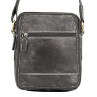 skórzana listonoszka męska wild tiger czarna