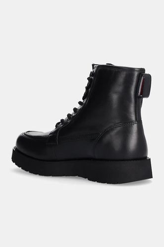 Tommy Hilfiger buty skórzane TH AMERICAN PREM CHECK LTH BOOT R41 na Arena.pl