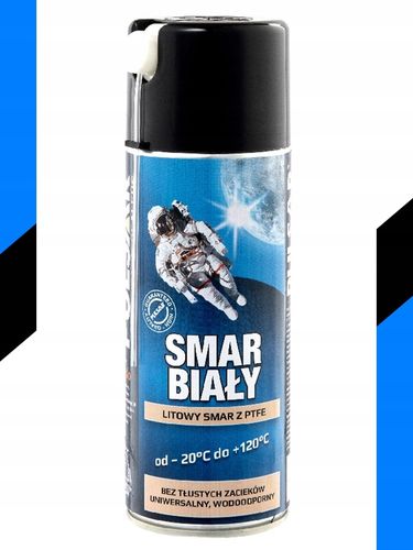 SMAR BIAŁY LITOWY Z PTFE TEFLONEM PULSAR W SPRAYU 400 ml na Arena.pl