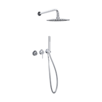 PI Zestaw prysznicowo-wannowy podtynkowy 2 funkcyjny, chrom