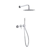 PI Zestaw prysznicowo-wannowy podtynkowy 2 funkcyjny, chrom