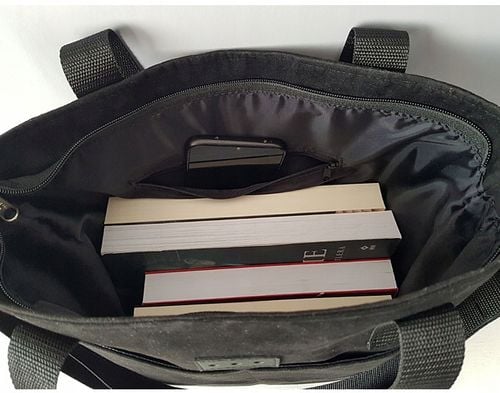 B.D Torebka damska zamszowa shopperka z kieszenią kolory z paskiem na Arena.pl