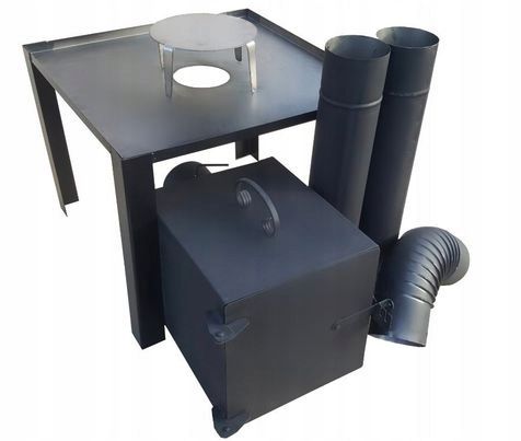 ZESTAW PALENISKO PODSTAWA DO WĘDZARNI RURY KOLANO na Arena.pl