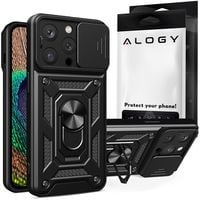 etui alogy camshield stand ring z osłonką na aparat do apple iphone 14 pro