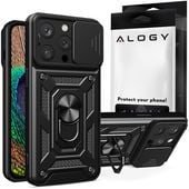 etui alogy camshield stand ring z osłonką na aparat do apple iphone 14 pro