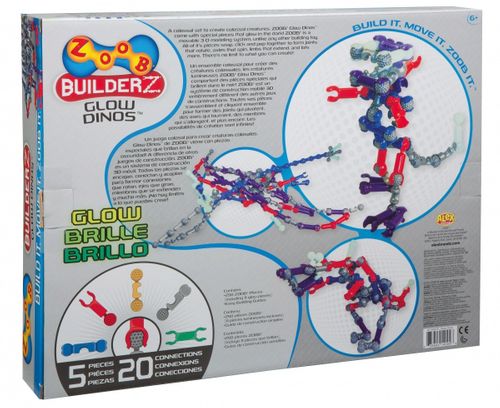 Zoob Glow Dinos 250 elementów na Arena.pl
