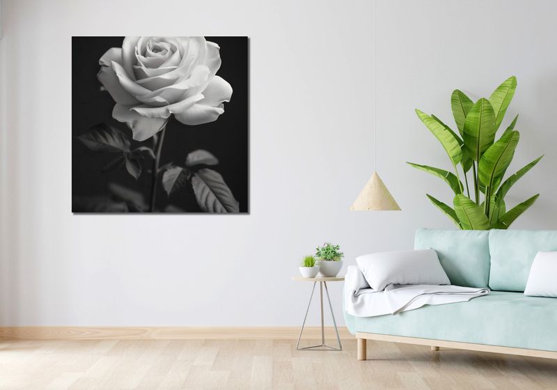 Obraz 100x100cm Płatki Róż zdjęcie 2