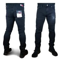 Męskie jeansy Tommy Jeans Scanton -Slim DM0DM16065 czarne Hilfiger -W38/L34