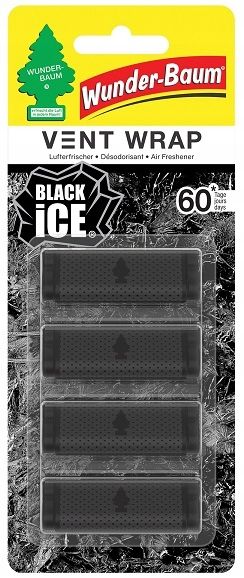 WUNDER BAUM VENT WRAP ODŚWIEŻACZ BLACK ICE zdjęcie 1