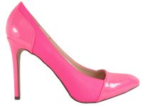 Różowe szpilki neonowe wysokie obcasy 37