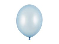 Balony metallic niebieskie baby blue strong, 30 cm 3 szt.