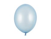 Balony metallic niebieskie baby blue strong, 30 cm 3 szt.