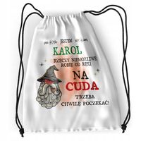 Plecak Sportowy Szkolny Dla Karola Syna Dziecka Z Nadrukiem Ze Zdjęciem