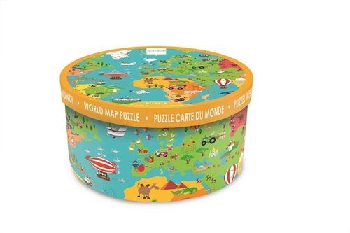 SCRATCH Puzzle Mapa Świata 150 elementów na Arena.pl