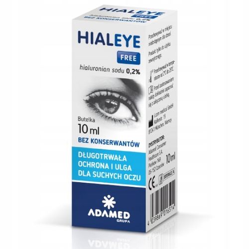 Hialeye Free 0,2% krople do oczu 10 ml na Arena.pl