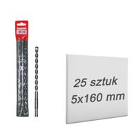 25x Wiertło SDS-Plus Economy 5x160mm MAKITA