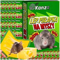 60x PUŁAPKA NA MYSZY SZCZURY MYSZOŁAPKA SILNY KLEJ MOCNA ŁAPKA LEP